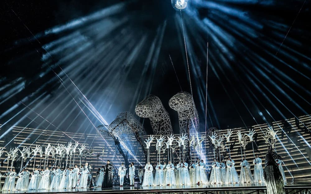 Aida on stage at the Verona Arena