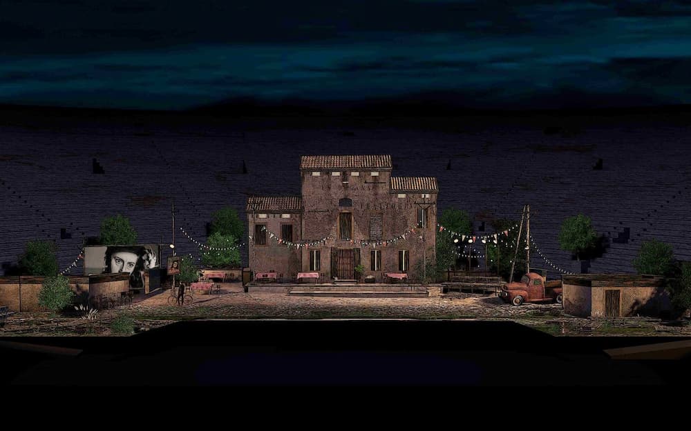 Rigoletto on stage at the Verona Arena